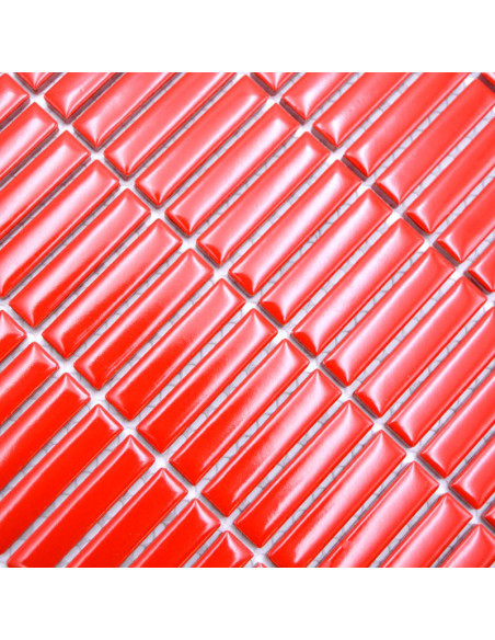 Kitkat Stavmosaik Röd Blank | Ekosten.se