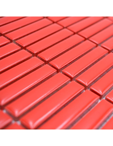 Kitkat Stavmosaik Röd Blank | Ekosten.se