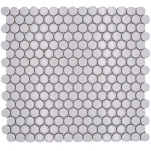 Knappmosaik Vit Blank | Ekosten.se