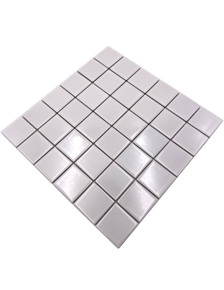 Vit Klinker Mosaik Blank | Ekosten.se