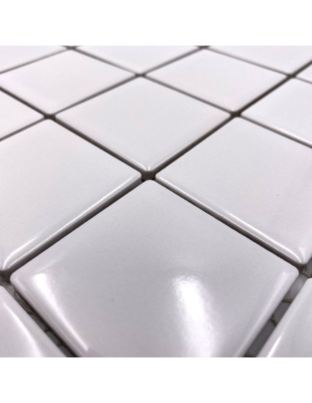 Vit Klinker Mosaik Blank | Ekosten.se