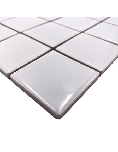 Vit Klinker Mosaik Blank | Ekosten.se