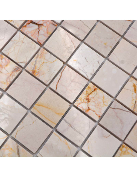 Marmor Natursten Mosaik Guld Polerad | Ekosten.se