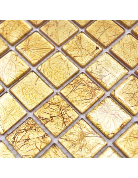 Guld Kristallmosaik Struktur | Ekosten.se