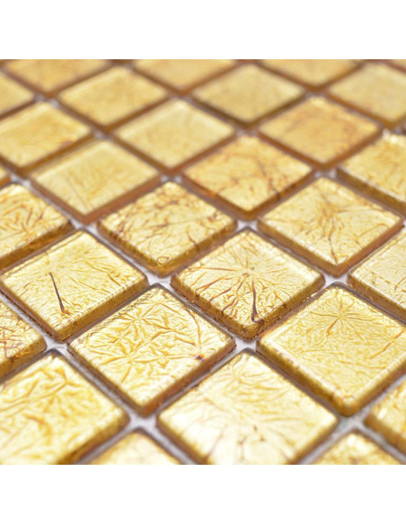 Guld Kristallmosaik Struktur | Ekosten.se
