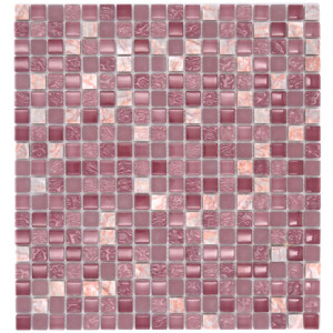 Mosaik Kristall Marmor Rosa | Ekosten.se