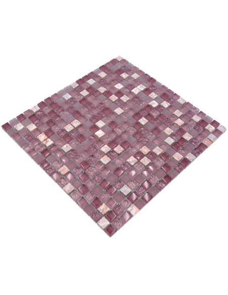 Mosaik Kristall Marmor Rosa | Ekosten.se