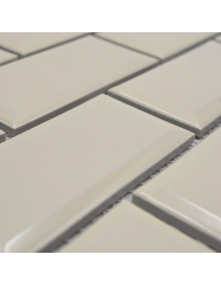 Metro Kakel Mosaik Fasad Elfenben | Ekosten.se