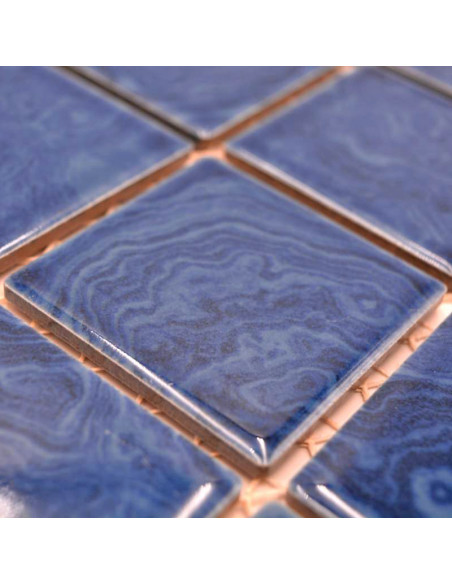 Keramik Mosaik Blå Blank | Ekosten.se