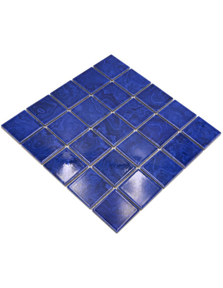 Keramik Mosaik Mörkblå Blank  | Ekosten.se