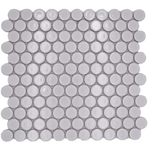 Vit Knappmosaik Blank | Ekosten.se