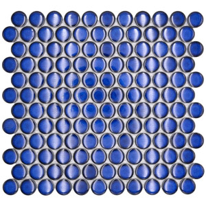 Kobolt Blå Knappmosaik Blank | Ekosten.se