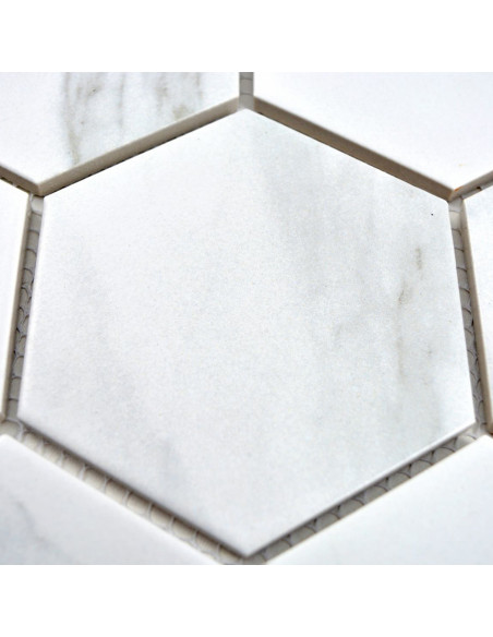 Hexagon Klinker Mosaik Carrara | Ekosten.se