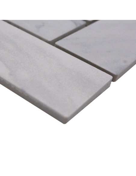 Carrara Fiskben Klinker Mosaik | Ekosten.se