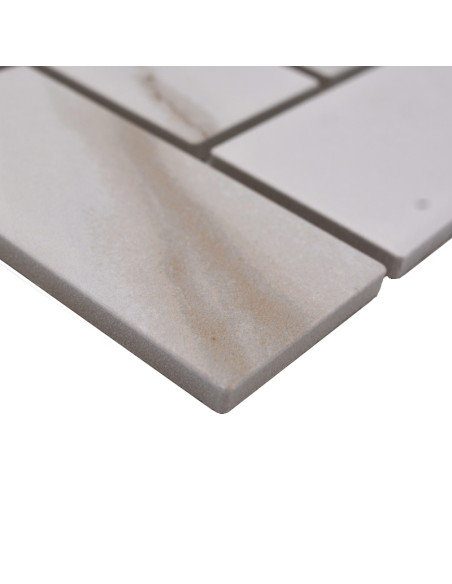Calacatta Fiskben Klinker Mosaik | Ekosten.se