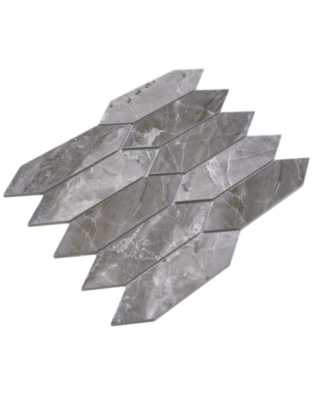 Grå Marmor Long Hexagon Klinkermosaik | Ekosten.se