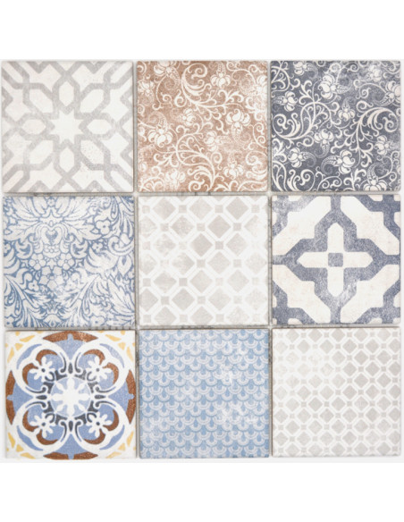 Retro Klinker Mosaik Multicolor | Ekosten.se