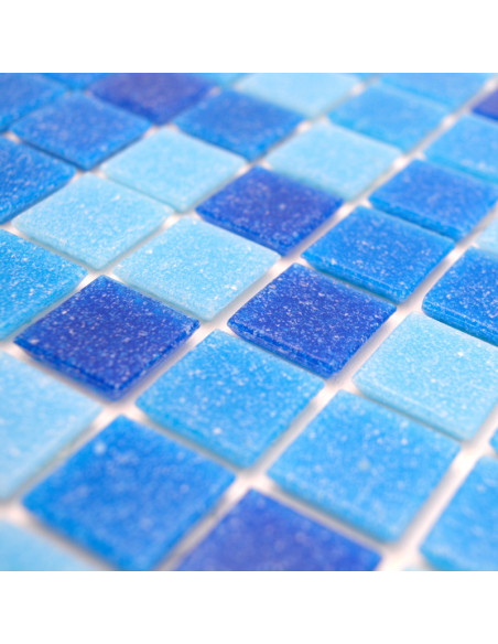 Poolmosaik Blank Blå Mix | Ekosten.se