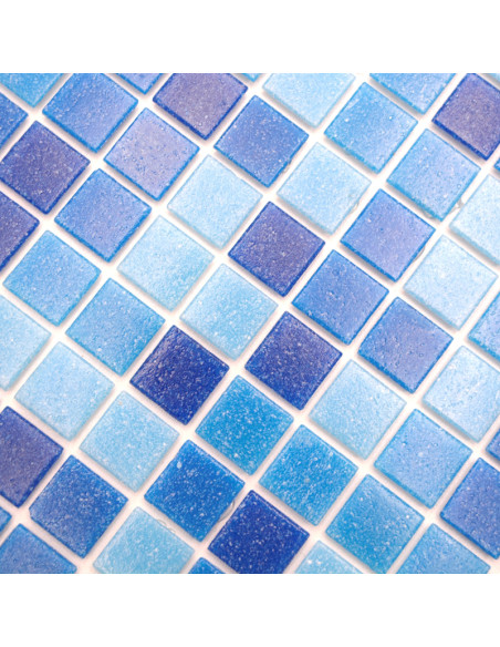 Poolmosaik Blank Blå Mix | Ekosten.se