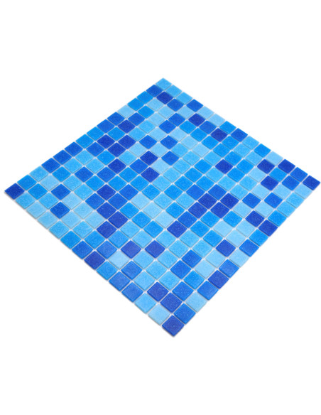 Blå Poolmosaik Blank | Ekosten.se