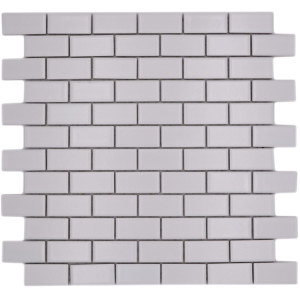 Vit Brickmosaik Murförband Klinker Matt | Ekosten.se