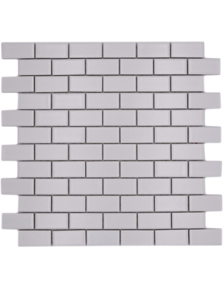 Vit Brickmosaik Murförband Klinker Matt | Ekosten.se