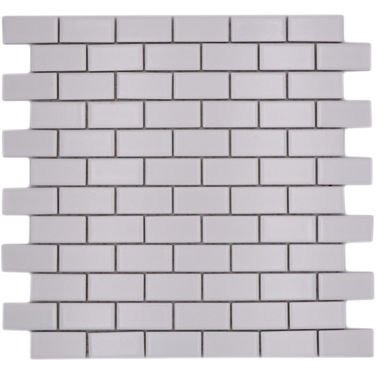 Vit Brickmosaik Murförband Klinker Matt | Ekosten.se
