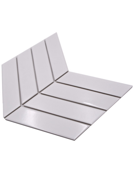 Fiskben Klinker Vit Blank Matt Mix | Ekosten.se