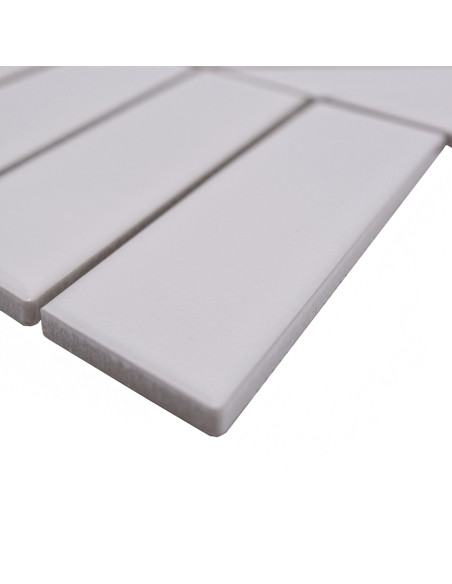 Fiskben Klinker Vit Blank Matt Mix | Ekosten.se