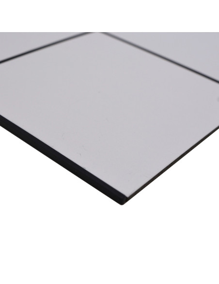 Självhäftande Vit Mosaik Aluminium | Ekosten.se
