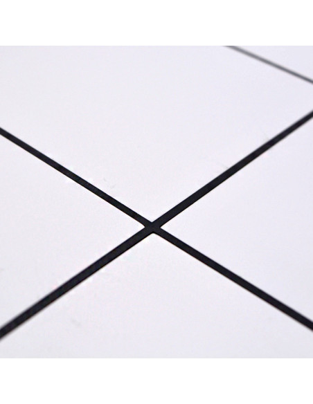 Självhäftande Vit Mosaik Aluminium | Ekosten.se