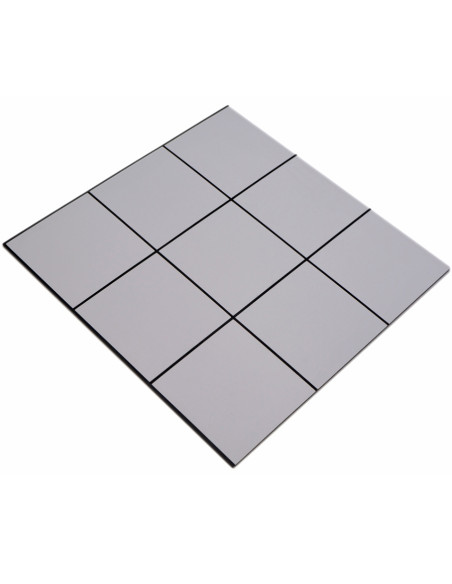 Självhäftande Vit Mosaik Aluminium | Ekosten.se