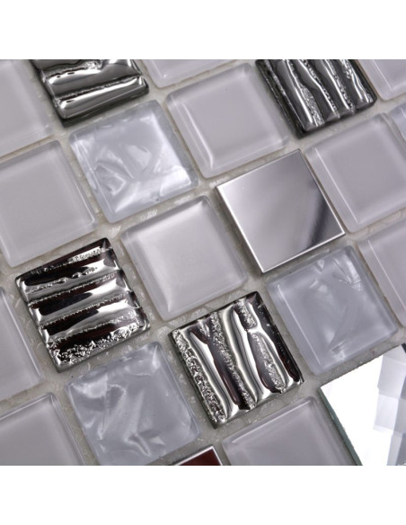 Silver Självhäftande Kristall Mosaik | Ekosten.se