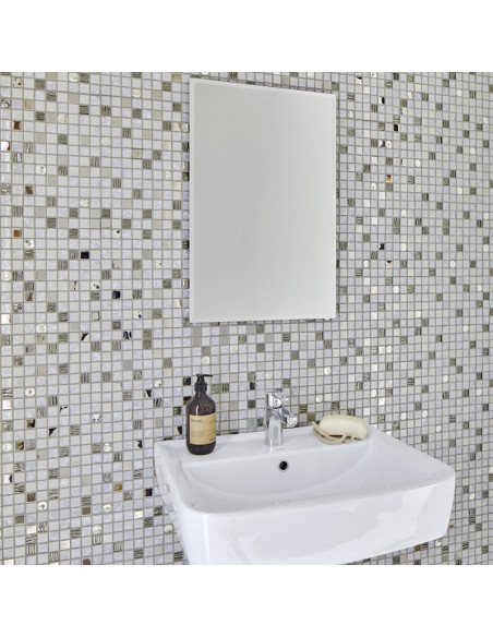 Silver Självhäftande Kristall Mosaik | Ekosten.se