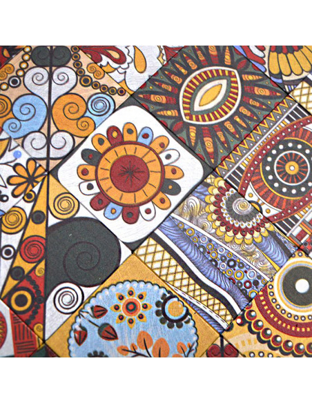 Retro Självhäftande Mosaik Tribe | Ekosten.se