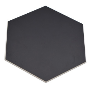 Självhäftande Vinyl Platta Hexagon Svart | Ekosten.se