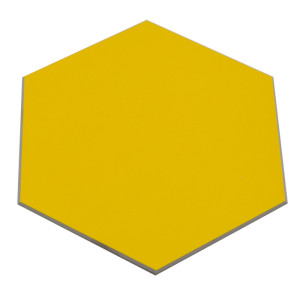 Självhäftande Vinyl Mosaik Hexagon Gul | Ekosten.se