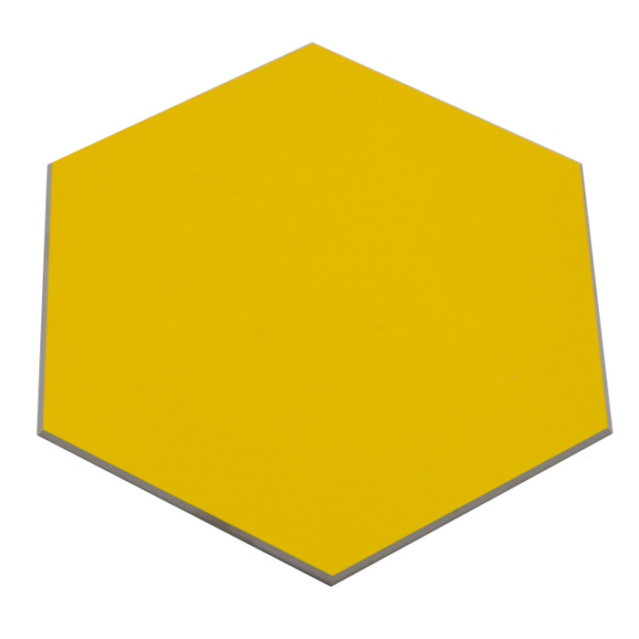 Självhäftande Vinyl Mosaik Hexagon Gul | Ekosten.se