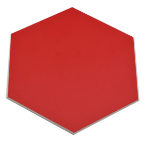 Självhäftande Vinyl Mosaik Hexagon Röd | Ekosten.se
