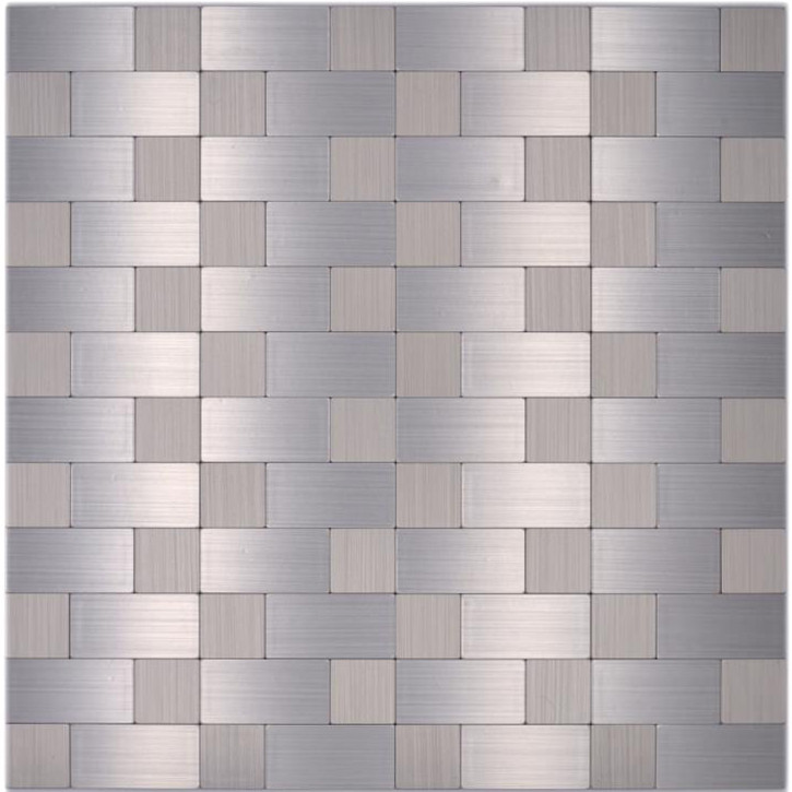 Självhäftande Mosaik Silver | Ekosten.se