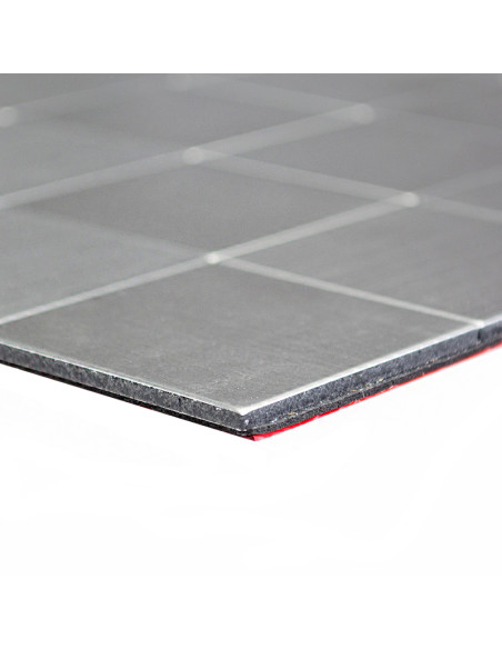 Självhäftande Mosaik Metall Silver | Ekosten.se