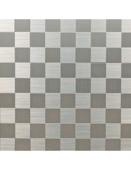 Självhäftande Mosaik Metall Silver | Ekosten.se
