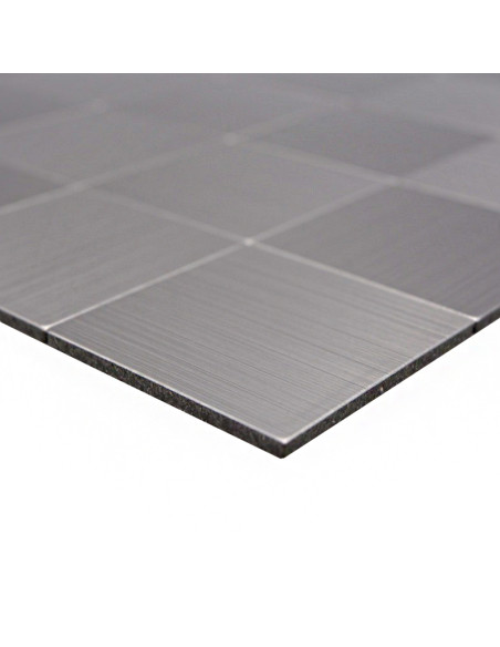 Självhäftande Mosaik Metall Silver | Ekosten.se
