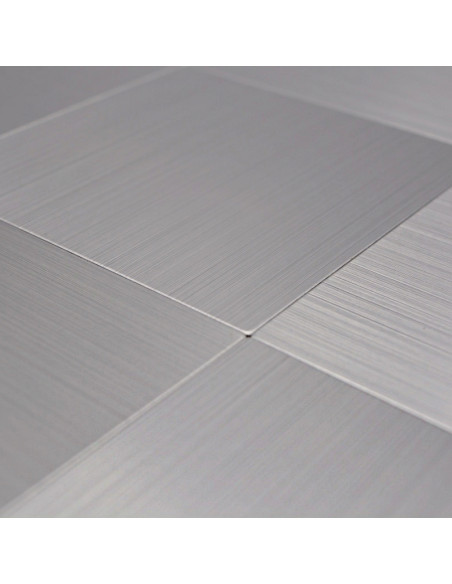 Silver Självhäftande Metall Mosaik | Ekosten.se