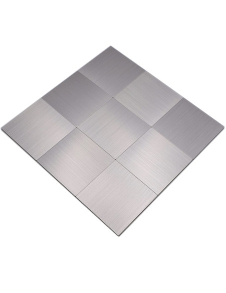 Silver Självhäftande Metall Mosaik | Ekosten.se