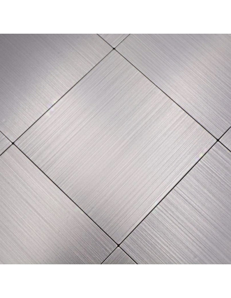 Silver Självhäftande Metall Mosaik | Ekosten.se