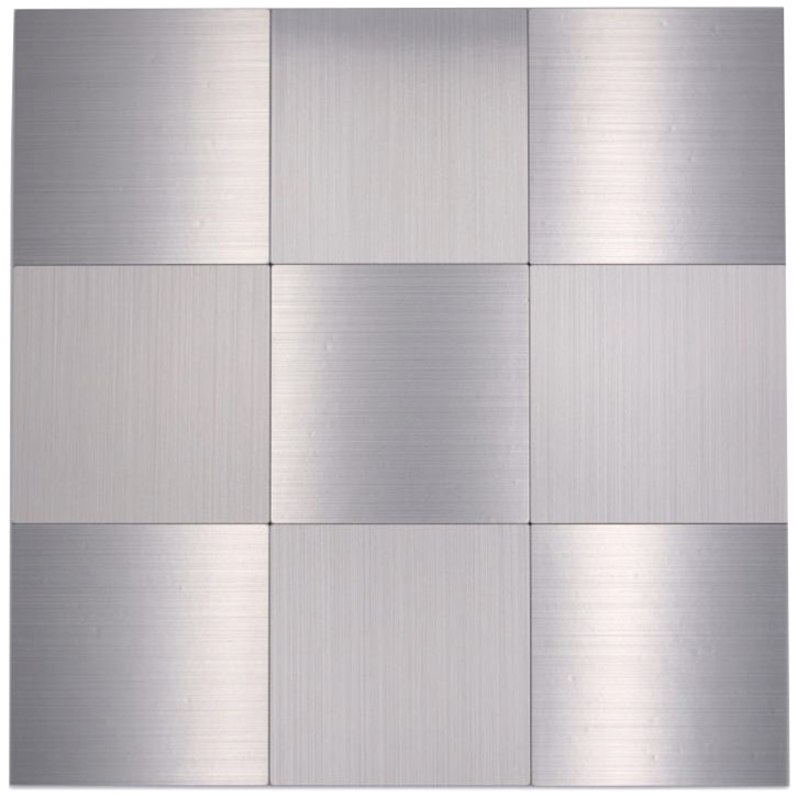Silver Självhäftande Metall Mosaik | Ekosten.se