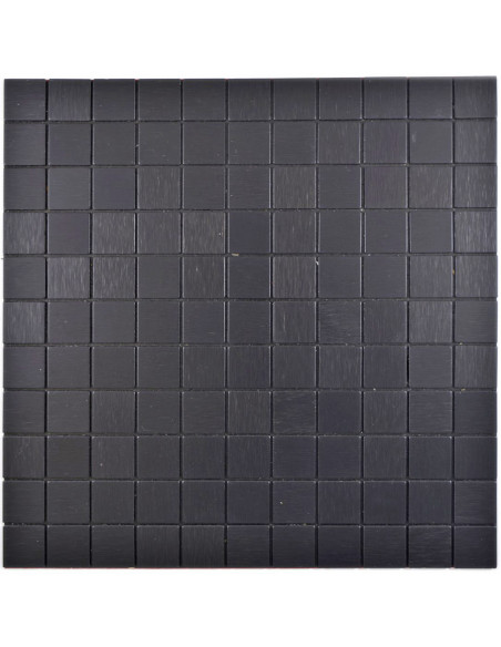 Svart Självhäftande Metall Mosaik Silk | Ekosten.se