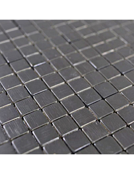 Självhäftande Metall Mosaik Svart Silk | Ekosten.se