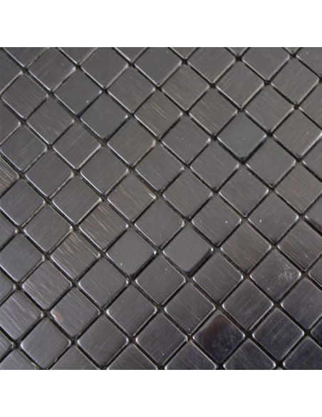 Självhäftande Metall Mosaik Svart Silk | Ekosten.se